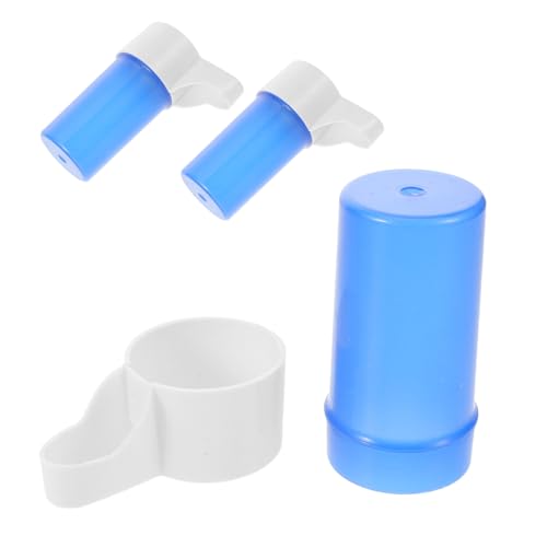 TOYANDONA 3 Stück Schmutz Wasserspender für Käfige Plastik für Wellensittiche Nymphensittiche und Andere Vögel Futterzubehör für Haustiere von TOYANDONA