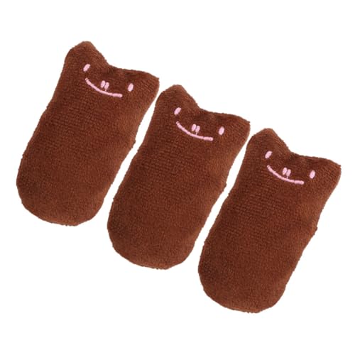 TOYANDONA 3 Stück Spielzeugschleifen und Kauspielzeug Interaktives Katzenspielzeug Haustier Interactive cat Toy interaktives Stofftier für Katzen zahnspielzeug für kätzchen Plüsch von TOYANDONA