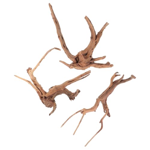 TOYANDONA 3 Stück Teiliges Aquarium Driftwood Natürliche Holzornamente Stabile Bodengrund Dekoration für Fischbecken Terrarien Reptilienäste Umweltfreundlich Geruchlos TOYANDONA 3 Stück Teiliges Aquarium Driftwood Natürliche Holzornamente Stabile Bodengrund Dekoration für Fischbecken Terrarien Reptilienäste Umweltfreundlich Geruchlos von TOYANDONA
