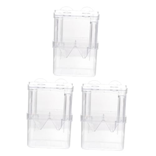 TOYANDONA 3 Stück Teiliges Doppelstöckige Isolation Box mit Abdeckung für Aquarium Sicher für Betta Guppy Jungfische Aufzuchtbecken für Fischzucht TOYANDONA 3 Stück Teiliges Doppelstöckige Isolation Box mit Abdeckung für Aquarium Sicher für Betta Guppy Jungfische Aufzuchtbecken für Fischzucht von TOYANDONA