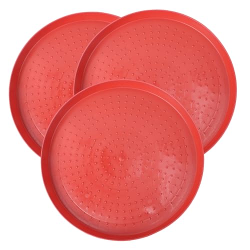 TOYANDONA 3 Stück Teiliges Geflügelfutter Wiederverwendbare Futterplatten für Hühner Küken und Futterbehälter aus Hochwertigem Kunststoff Befüllen und Attraktives Design für Optimale TOYANDONA 3 Stück Teiliges Geflügelfutter Wiederverwendbare Futterplatten für Hühner Küken und Futterbehälter aus Hochwertigem Kunststoff Befüllen und Attraktives Design für Optimale von TOYANDONA