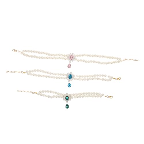 TOYANDONA 3 Stück Teiliges Haustier Verstellbar Leichtes Schmuck mit Herzanhänger für Kleine Hunde Welpen Komfortabel Sicher für Alltag Party und Hochzeit TOYANDONA 3 Stück Teiliges Haustier Verstellbar Leichtes Schmuck mit Herzanhänger für Kleine Hunde Welpen Komfortabel Sicher für Alltag Party und Hochzeit von TOYANDONA
