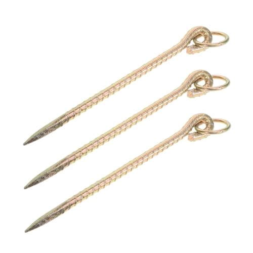 TOYANDONA 3stücke Teiliges Hund Tie-Out Pfahl Robuster Erdanker Aus Eisen Mit Spiraldesign Für Zuverlässige Befestigung Vieh Schafe Pferde Camping Und Garten TOYANDONA 3stücke Teiliges Hund Tie-Out Pfahl Robuster Erdanker Aus Eisen Mit Spiraldesign Für Zuverlässige Befestigung Vieh Schafe Pferde Camping Und Garten von TOYANDONA