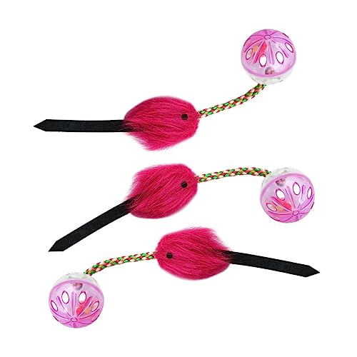 TOYANDONA 3 Stück Teiliges Katzenspielzeug Kratzfestes Verschleißfestes Glockenspielzeug für Wohnungskatzen Interaktives Katzenspielzeug Ball Kompakter Kätzchenspielzeug Teaser für TOYANDONA 3 Stück Teiliges Katzenspielzeug Kratzfestes Verschleißfestes Glockenspielzeug für Wohnungskatzen Interaktives Katzenspielzeug Ball Kompakter Kätzchenspielzeug Teaser für von TOYANDONA