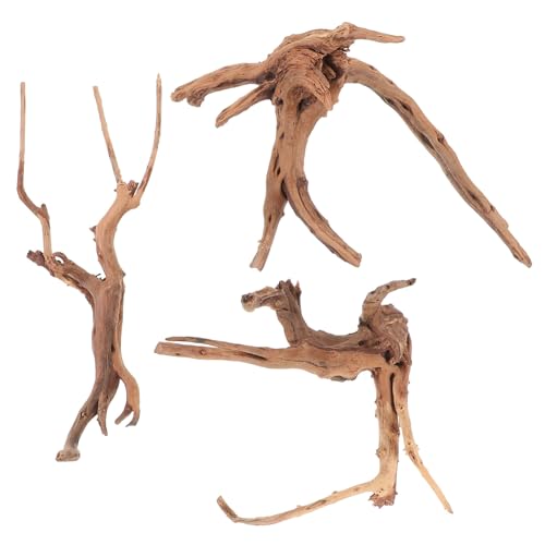 TOYANDONA 3 Stück Teiliges Natürliches Schwemmholz für Aquarien und Terrarien Langlebige Ungiftige Fischdekoration Kompakt für Verschiedene Schadstofffrei und Farbecht für Teiche und TOYANDONA 3 Stück Teiliges Natürliches Schwemmholz für Aquarien und Terrarien Langlebige Ungiftige Fischdekoration Kompakt für Verschiedene Schadstofffrei und Farbecht für Teiche und von TOYANDONA