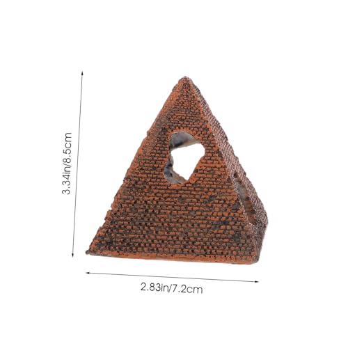 TOYANDONA 3 Stück Teiliges Resin Aquarium Deko Stabile Fischverstecke Bruchfestes Ornament für Aquarien Unterschiedlicher Dekorativ und Farbecht für Garnelen und Fische von TOYANDONA