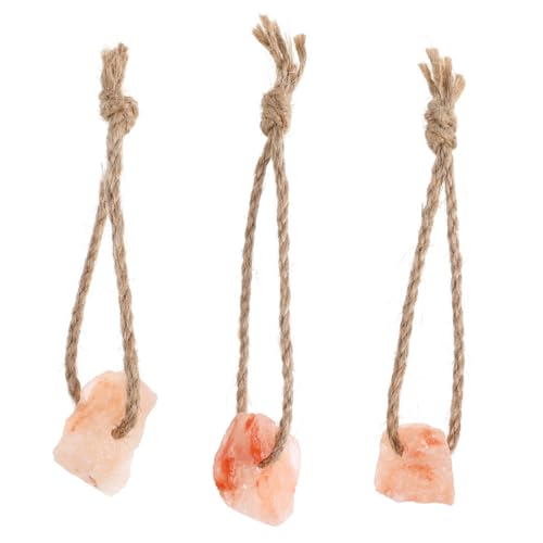 TOYANDONA 3 Stück Teiliges Salzleckstein Kauspielzeug für Eichhörnchen mit Mikroelementen Natürliche Mineralien Geeignet für Kleine Haustiere Wie Kaninchen und Meerschweinchen mit von TOYANDONA