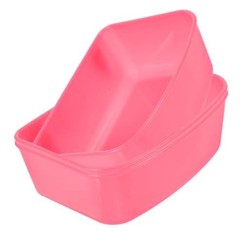TOYANDONA 3 Stück Teiliges Vogelkäfig Futternapf aus Langlebigem Kunststoff Einfach zu Montierender Futter und Wasserspender für Papageien Wellensittiche Tauben und Kleine Ziervögel von TOYANDONA