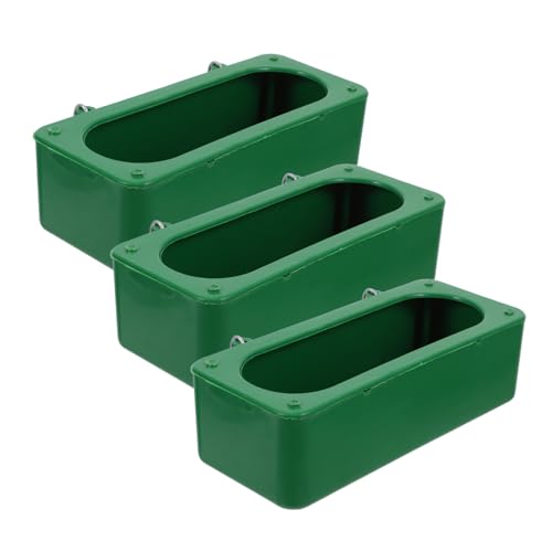 TOYANDONA 3 Stück Vogelkäfig Schalen Futter und Wasserspender für Vögel und Langlebige Zubehörteile für Vogelhaltung Einfache mit Haken für Papageien und Andere Käfigvögel TOYANDONA 3 Stück Vogelkäfig Schalen Futter und Wasserspender für Vögel und Langlebige Zubehörteile für Vogelhaltung Einfache mit Haken für Papageien und Andere Käfigvögel von TOYANDONA