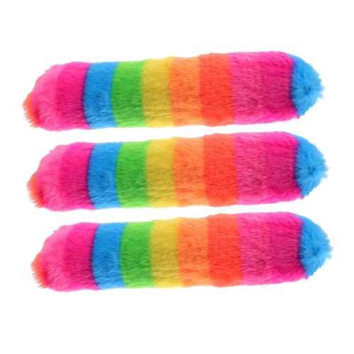 TOYANDONA 3 Stücke Haustier Plüsch Katze Für Innen Kissen Kätzchen Kätzchen Zahnen Pp Baumwolle von TOYANDONA