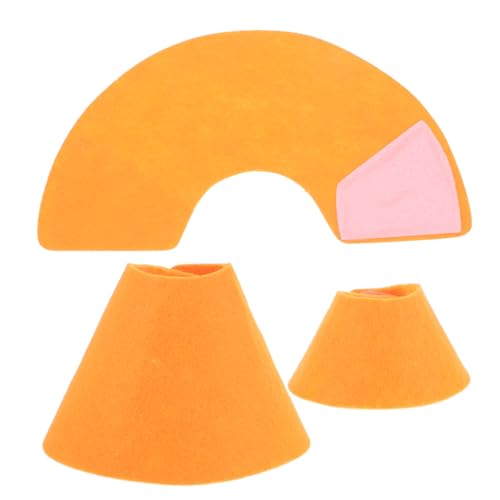 TOYANDONA 3stücke Halsband Für Meerschweinchen Mit Kegel Geschmeidiger Schutzring Für Hamster Kaninchenhalsband Anti-leck-Halsband Für Haustiere Sanft Und Atmungsaktiv von TOYANDONA