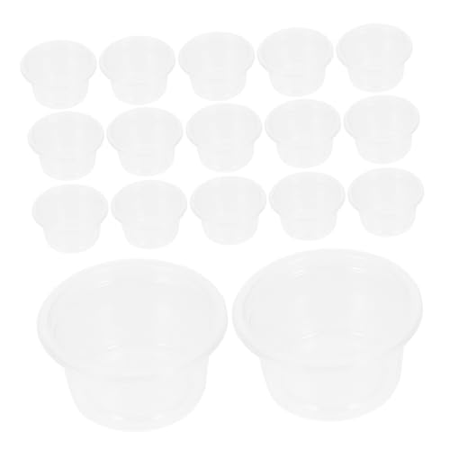 TOYANDONA 30 Stück Futter- Und Wasserbox Für Reptilien Futterbecher Für Eidechsen Haustier-wasserbecher Aus Kunststoff Futterbecher Aus Kunststoff Zubehör Für Eidechsentanks Transparent Abs von TOYANDONA