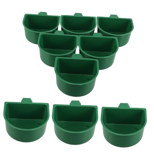 TOYANDONA 30 Stück Mini Vogel Futterbecher mit Halterung Kunststoff Futter Wasserschale für Papageien Käfig Zubehör Passend für Wellensittiche Nymphensittiche und Andere Kleinvögel von TOYANDONA