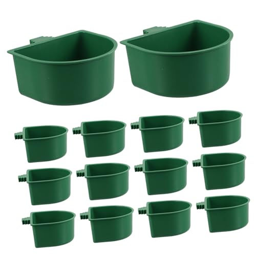 TOYANDONA 30 Stück Teiliges Vogelkäfig Futterbecher mit Klemme Kompakte Leichte Papageien Futter Wasserschalen Einfach zu Reinigen für Wellensittiche Nymphensittiche und Kleine Ziervögel von TOYANDONA