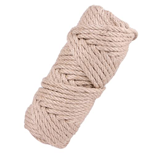 TOYANDONA 30M Katzenkratzseil aus Natürlichem Sisal Langlebiges Katzenspielzeug für Kratzbaum Stressabbauend und Krallenpflegend für Katzen und Haustierliebhaber TOYANDONA 30M Katzenkratzseil aus Natürlichem Sisal Langlebiges Katzenspielzeug für Kratzbaum Stressabbauend und Krallenpflegend für Katzen und Haustierliebhaber von TOYANDONA