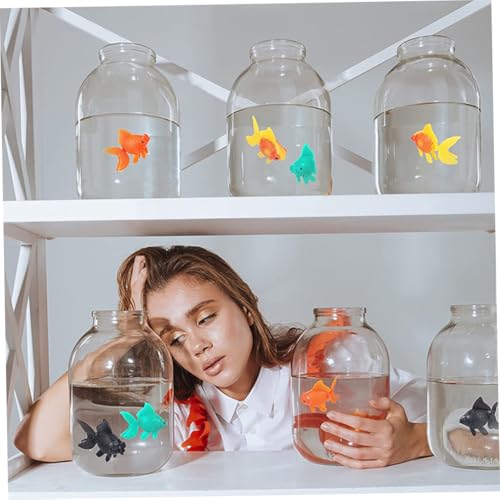 TOYANDONA 35 Stück Teiliges Aquarium Dekor Bunte Künstliche Fische aus Kunststoff Kompakte Fischfiguren für Fischbecken Langlebige Naturnahe Deko zur Aquariengestaltung und von TOYANDONA