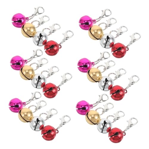 TOYANDONA 36 Bunte Glöckchen Für Haustierhalsbänder, Zum Selbermachen, Eisenglöckchen Für Katzen Und Hunde, Für Haustierhalsbänder, Schlüsselanhänger Und Dekorationen, Haustierbedarf Und TOYANDONA 36 Bunte Glöckchen Für Haustierhalsbänder, Zum Selbermachen, Eisenglöckchen Für Katzen Und Hunde, Für Haustierhalsbänder, Schlüsselanhänger Und Dekorationen, Haustierbedarf Und von TOYANDONA