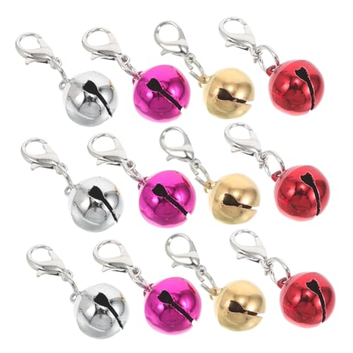 TOYANDONA 36 Stück Hundehalsband Glocke Haustierbedarf Dekorative Glöckchen Für Haustierhalsbänder Glöckchen Für Welpenhalsbänder Anhänger Für Haustierhalsbänder Hundekragenglocken Eisen von TOYANDONA