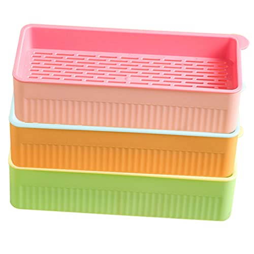 TOYANDONA 3Stücke Katzengraspflanzer für Teiliges und Soillose Hydrokulturbox für Katzen Praktische Katzengrasbox für Haustiere Einfache Handhabung von TOYANDONA