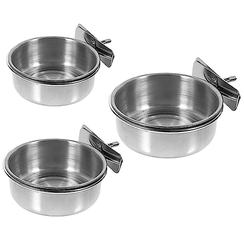TOYANDONA 3Stücke Papageien Futternapf Hängende Futter und Wasserschalen für Multifunktional für Hamster Tauben und Langlebig für Käfige Teiliges TOYANDONA 3Stücke Papageien Futternapf Hängende Futter und Wasserschalen für Multifunktional für Hamster Tauben und Langlebig für Käfige Teiliges von TOYANDONA