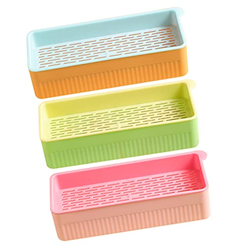 TOYANDONA Katzengras Pflanzkasten 3 Stücke Hydrokultur Pflanzer für Katzenminze Erdloses Katzengras mit Großer Kapazität Stabiler Kunststoff Praktischer Katzengrasbehälter für Zuhause von TOYANDONA