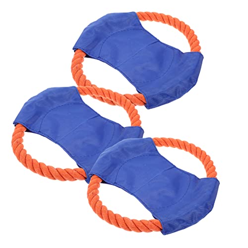 TOYANDONA 3Stücke Tragenresistente Hundespielzeuge Wurfspielzeug für Welpen und Interaktive Fliegenplatte zur Reduzierung von Langeweile und Stress Fördert und Aktivität TOYANDONA 3Stücke Tragenresistente Hundespielzeuge Wurfspielzeug für Welpen und Interaktive Fliegenplatte zur Reduzierung von Langeweile und Stress Fördert und Aktivität von TOYANDONA