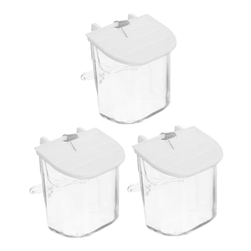 TOYANDONA 3pcs Vogelkäfig -lebensmittelhalter Hängende Becher Für Papagei Plastikpapagei Futtermittel Fütterungsstation Für Käfig -sichtweite Feeder TOYANDONA 3pcs Vogelkäfig -lebensmittelhalter Hängende Becher Für Papagei Plastikpapagei Futtermittel Fütterungsstation Für Käfig -sichtweite Feeder von TOYANDONA
