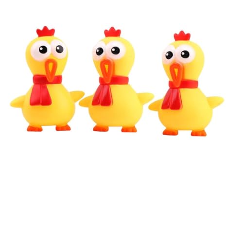 TOYANDONA 3stücke Squeezable Screaming Chicken Spielzeug Für Haustiere Latex Anti-Stress Huhn Mit Geräusch Spielzeug Zur Reduzierung Von Langeweile Und Zerstörungsverhalten TOYANDONA 3stücke Squeezable Screaming Chicken Spielzeug Für Haustiere Latex Anti-Stress Huhn Mit Geräusch Spielzeug Zur Reduzierung Von Langeweile Und Zerstörungsverhalten von TOYANDONA