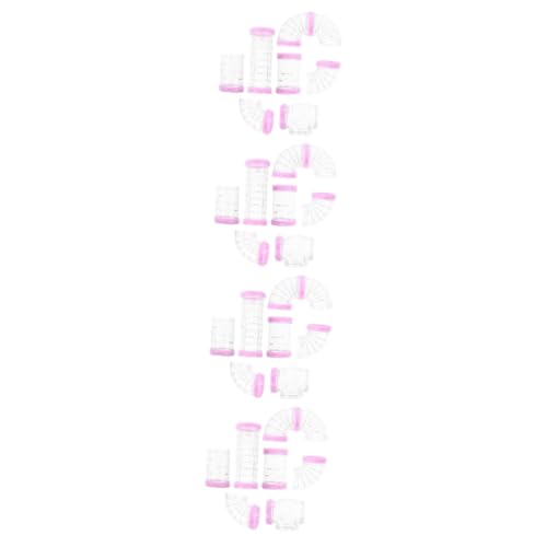 TOYANDONA 4 Sätze Teiliges Hamstertunnel Set aus Sicherem DIY Erweiterbarer Röhrentunnel mit Verstärktem Eingang Hamsterspielzeug für Käfig und Außenbereich Geeignet für Meerschweinchen und TOYANDONA 4 Sätze Teiliges Hamstertunnel Set aus Sicherem DIY Erweiterbarer Röhrentunnel mit Verstärktem Eingang Hamsterspielzeug für Käfig und Außenbereich Geeignet für Meerschweinchen und von TOYANDONA