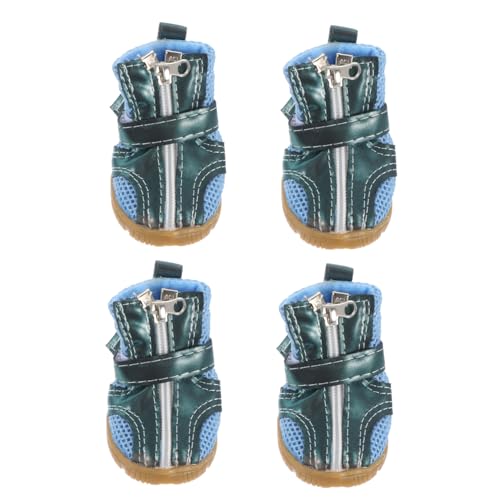TOYANDONA 4 Stück Anti Rutsch Hundeschuhe Mit Rindersehnensohle Welpenschuhe Hundestiefel Für Kleine Hunde Haustier Winterschuhe Hundestiefel Kleine Hunde Welpenschuhe Warme TOYANDONA 4 Stück Anti Rutsch Hundeschuhe Mit Rindersehnensohle Welpenschuhe Hundestiefel Für Kleine Hunde Haustier Winterschuhe Hundestiefel Kleine Hunde Welpenschuhe Warme von TOYANDONA