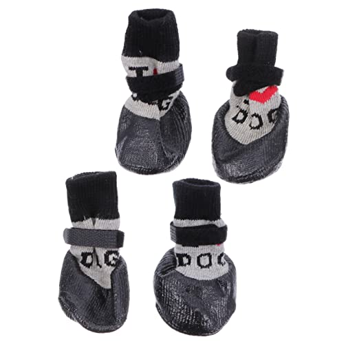 TOYANDONA 4 Stück Anti Rutsch Hundeschuhe Pfotenschutz Haustiersocken Haustierstiefel Haustierbedarf Hunde Anti Rutsch Stiefel Hundesocken Welpenschuhe Socken Welpensocken TOYANDONA 4 Stück Anti Rutsch Hundeschuhe Pfotenschutz Haustiersocken Haustierstiefel Haustierbedarf Hunde Anti Rutsch Stiefel Hundesocken Welpenschuhe Socken Welpensocken von TOYANDONA