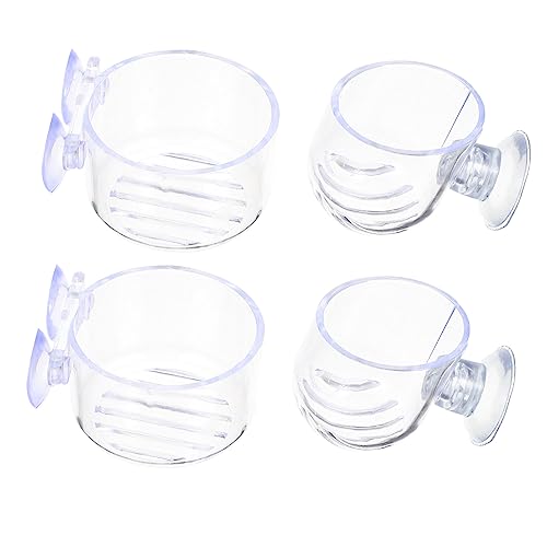 TOYANDONA 4 Stück Aquarium Futterbecher mit Saugnäpfen Praktische Blutwurm und Nematoden Fütterung Langlebiger Transparenter Behälter für Fischteich und Aquarien Einfach zu Reinigen Lagern TOYANDONA 4 Stück Aquarium Futterbecher mit Saugnäpfen Praktische Blutwurm und Nematoden Fütterung Langlebiger Transparenter Behälter für Fischteich und Aquarien Einfach zu Reinigen Lagern von TOYANDONA