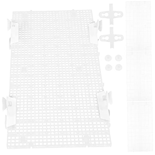 TOYANDONA 4 Stück Aquarium Trennwand Teilig Transparentes Gitter mit Saugnäpfen Flexibel Zuschneidbar Robustes Material Fischfreundlicher Tankteiler für Zucht und Trennung Aggressiver TOYANDONA 4 Stück Aquarium Trennwand Teilig Transparentes Gitter mit Saugnäpfen Flexibel Zuschneidbar Robustes Material Fischfreundlicher Tankteiler für Zucht und Trennung Aggressiver von TOYANDONA