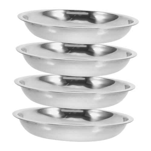 TOYANDONA 4 Stück Edelstahl Futternäpfe Katzennäpfe Hundenäpfe Outdoor Hundetrinkteller Beschwerter Hundenapf Großer Hundefutternapf Multi Katzenfutterspender Edelstahl TOYANDONA 4 Stück Edelstahl Futternäpfe Katzennäpfe Hundenäpfe Outdoor Hundetrinkteller Beschwerter Hundenapf Großer Hundefutternapf Multi Katzenfutterspender Edelstahl von TOYANDONA