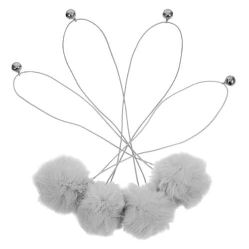 TOYANDONA 4 Stück Ersatzball Für Kratzbäume Für Katzen Katzenbällespielzeug Mit Glocke Katzenkratzbaum-kugelglockenspielzeug Katzenspielzeugbälle Mit Seil Sisal-katzenbälle Plüsch Grey TOYANDONA 4 Stück Ersatzball Für Kratzbäume Für Katzen Katzenbällespielzeug Mit Glocke Katzenkratzbaum-kugelglockenspielzeug Katzenspielzeugbälle Mit Seil Sisal-katzenbälle Plüsch Grey von TOYANDONA