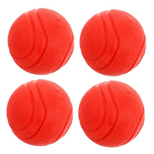 TOYANDONA 4 Stück Gummibälle für Hunde und Katzen Interaktives Kauspielzeug für Welpen und Mittelgroße Hunde Zahnpflege Spiel Bewegung Langlebig und Robust TOYANDONA 4 Stück Gummibälle für Hunde und Katzen Interaktives Kauspielzeug für Welpen und Mittelgroße Hunde Zahnpflege Spiel Bewegung Langlebig und Robust von TOYANDONA