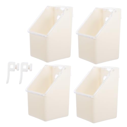TOYANDONA 4 Stück Hängender Taubenfütterer Multifunktionale Futterschale Deckel Futter und Wasserspender für Vögel für Tauben und Papageien TOYANDONA 4 Stück Hängender Taubenfütterer Multifunktionale Futterschale Deckel Futter und Wasserspender für Vögel für Tauben und Papageien von TOYANDONA