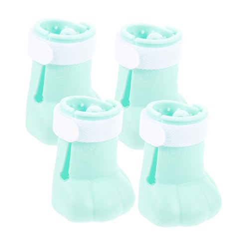 TOYANDONA 4 Stück Katzenfüße Tierhausschuhe Tier Hausschuhe Katzenpfotenreinigung Katzenpfotenabdeckungen Post Kratzer Katzen-Nagelabdeckung Kratzfeste Stiefel für Kat Kieselgel Light Green TOYANDONA 4 Stück Katzenfüße Tierhausschuhe Tier Hausschuhe Katzenpfotenreinigung Katzenpfotenabdeckungen Post Kratzer Katzen-Nagelabdeckung Kratzfeste Stiefel für Kat Kieselgel Light Green von TOYANDONA