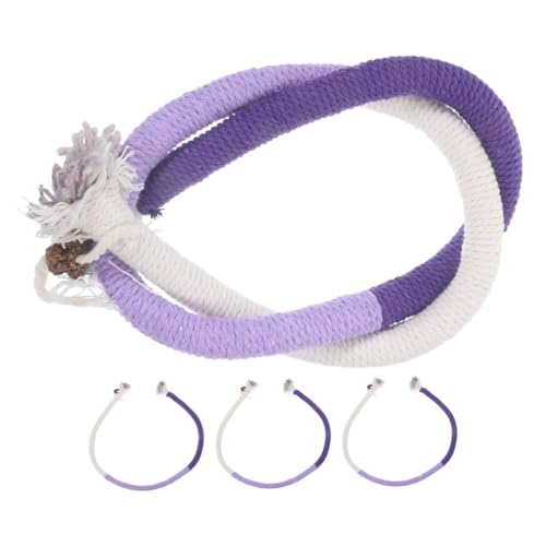 TOYANDONA 4 Stück Katzenminze Katzen-Katzenminze-Seilspielzeug aus Baumwollseilen zum Schleifen von Autos Greifspielzeug für Katzen TOYANDONA 4 Stück Katzenminze Katzen-Katzenminze-Seilspielzeug aus Baumwollseilen zum Schleifen von Autos Greifspielzeug für Katzen von TOYANDONA