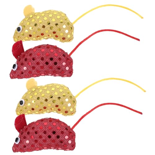 TOYANDONA 4 Stück Katzenspielzeug Teilig Interaktive Mäuse aus Weichem Material Kätzchen für Aktives Beschäftigung für Einsamkeit TOYANDONA 4 Stück Katzenspielzeug Teilig Interaktive Mäuse aus Weichem Material Kätzchen für Aktives Beschäftigung für Einsamkeit von TOYANDONA