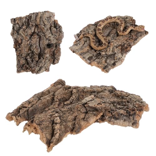 TOYANDONA 4 Stück Kletterplattform-Dekoration Dekoration aus Baumrinde Wenn Baumrinde für Reptilien Reptilienplattformen Geckos Haustier Zubehör für Aquarien Fischbecken Versteck Hellbraun TOYANDONA 4 Stück Kletterplattform-Dekoration Dekoration aus Baumrinde Wenn Baumrinde für Reptilien Reptilienplattformen Geckos Haustier Zubehör für Aquarien Fischbecken Versteck Hellbraun von TOYANDONA