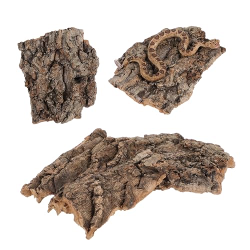 TOYANDONA 4 Stück Kletterplattform-Dekoration Korkrinden-Reptil Besonderheit terrarienrinde Reptilienpanzerzubehör Wenn Reptilien bellen Versteck Leopardgecko verstecken Hellbraun TOYANDONA 4 Stück Kletterplattform-Dekoration Korkrinden-Reptil Besonderheit terrarienrinde Reptilienpanzerzubehör Wenn Reptilien bellen Versteck Leopardgecko verstecken Hellbraun von TOYANDONA