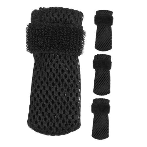 TOYANDONA 4 Stück Kratzfeste Schuhe Für Katzen Katzenschuhe Katzenhandschuhe Gegen Kratzer Katzentipps Für Krallen Katzenstiefel Katzensocken Für Katzen Black Polyester TOYANDONA 4 Stück Kratzfeste Schuhe Für Katzen Katzenschuhe Katzenhandschuhe Gegen Kratzer Katzentipps Für Krallen Katzenstiefel Katzensocken Für Katzen Black Polyester von TOYANDONA