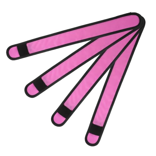TOYANDONA 4 Stück LED Leuchtende Pferdebeinschnallen Hochsichtbare Reflektierende Bänder für Nachtreiten Reitzubehör für Sichere Outdoor Aktivitäten von TOYANDONA