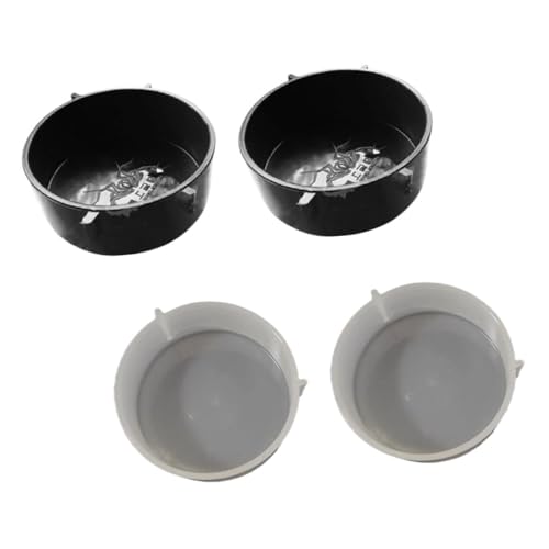 TOYANDONA 4 Stück Reptilien Futternäpfe Großer Futter und Wasserspeicher für Schildkröten Frösche und Andere Reptilien Wiederverwendbare Schalen für Terrarien und Käfige Zufällige Farben von TOYANDONA