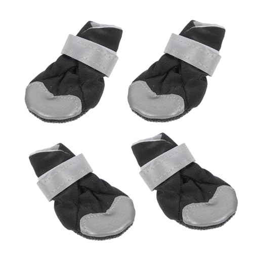 TOYANDONA 4 Stück Teiliges Atmungsaktive Reflektierende Hundeschuhe mit Verstellbarem Sitz Weiche rutschfeste Pfotenschützer für Kleine Hunde und Welpen für Outdoor und Holzfußböden TOYANDONA 4 Stück Teiliges Atmungsaktive Reflektierende Hundeschuhe mit Verstellbarem Sitz Weiche rutschfeste Pfotenschützer für Kleine Hunde und Welpen für Outdoor und Holzfußböden von TOYANDONA
