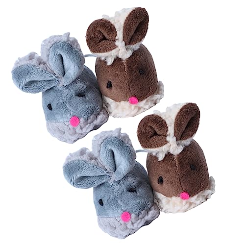 TOYANDONA 4 Stück Teiliges Interaktives Katzenspielzeug Mäuse Design Fördert die Aktivität von Katzen für Drinnen und Unterhaltsam für Stundenlangen Spielspaß Braunen und Grauen Mäusen TOYANDONA 4 Stück Teiliges Interaktives Katzenspielzeug Mäuse Design Fördert die Aktivität von Katzen für Drinnen und Unterhaltsam für Stundenlangen Spielspaß Braunen und Grauen Mäusen von TOYANDONA