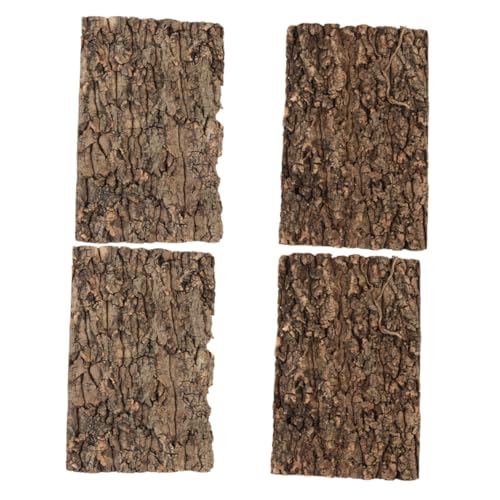 TOYANDONA 4 Stück Teiliges Terrarium Korkrinde Realistischer Hintergrund für Reptilien Dekorative Kletterbaumrinde für Terrarien und Aquarien Sicher für Aquatische Tiere TOYANDONA 4 Stück Teiliges Terrarium Korkrinde Realistischer Hintergrund für Reptilien Dekorative Kletterbaumrinde für Terrarien und Aquarien Sicher für Aquatische Tiere von TOYANDONA