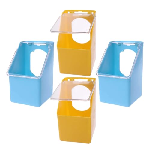 TOYANDONA 4 Stück Teiliges Vogelkäfig Futterstation Multifunktionale Hängende Futter Wasserschale mit Deckel Geeignet für Tauben Wachteln und Papageien Einfach zu Reinigen Installieren TOYANDONA 4 Stück Teiliges Vogelkäfig Futterstation Multifunktionale Hängende Futter Wasserschale mit Deckel Geeignet für Tauben Wachteln und Papageien Einfach zu Reinigen Installieren von TOYANDONA
