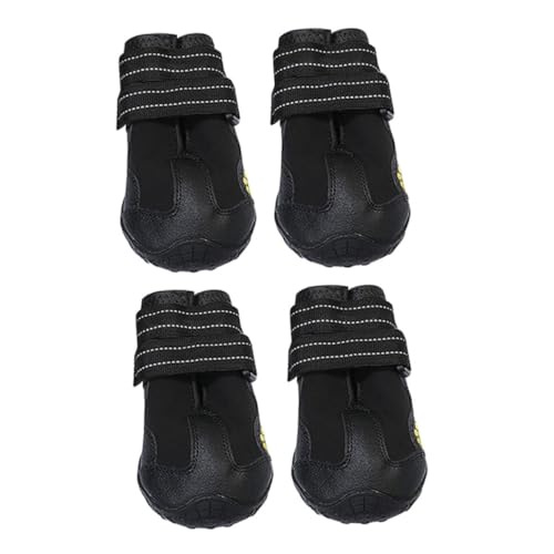 TOYANDONA 4 Stück Teiliges rutschfeste Hundeschuhe aus Weichem Material Atmungsaktive Verschleißfeste Pfotenschutzstiefel für Kleine und Mittlere Hunde und Warm für Outdoor und Winter TOYANDONA 4 Stück Teiliges rutschfeste Hundeschuhe aus Weichem Material Atmungsaktive Verschleißfeste Pfotenschutzstiefel für Kleine und Mittlere Hunde und Warm für Outdoor und Winter von TOYANDONA
